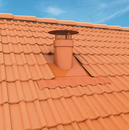 POU SORTIE DE TOIT VENTELIA 25/35° UNIVERS TUILE BRIQUE VMC/HOTTE